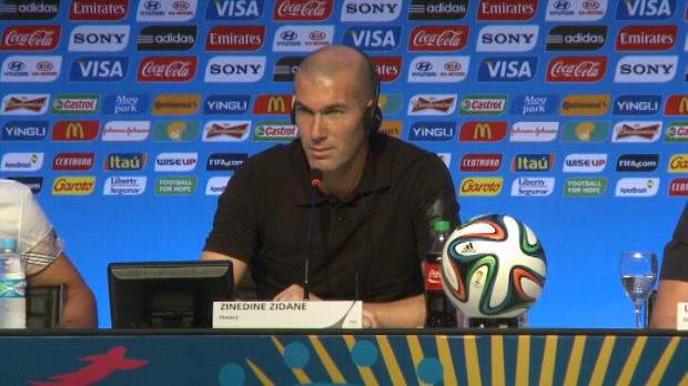 CDM 2014 - Bleus, Zidane : 'Fier d'être aux côtés de C. Ronaldo'