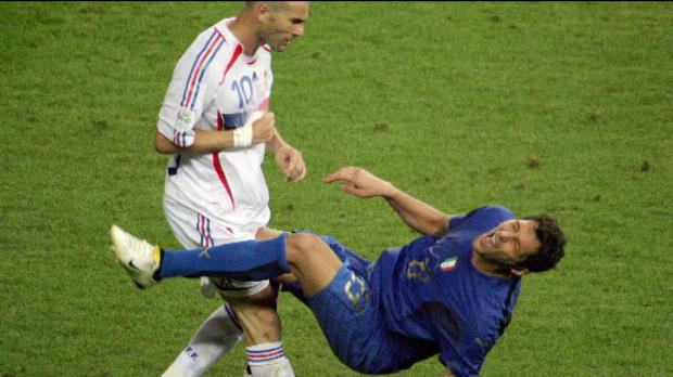 Zidane dans l'équipe de rêve de Materazzi