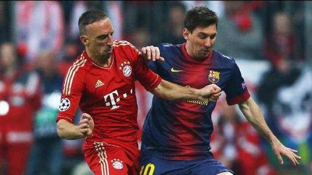 LDC - Demi-finale, Ribéry, l'homme à tout faire
