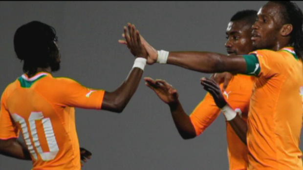 CAN 2012 - C�te d'Ivoire 2-0 Burkina Faso