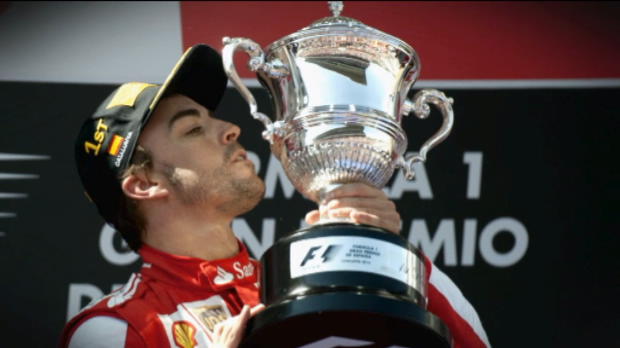 Alonso takes home win