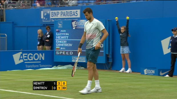 Video - Queen's : Nouvelles balles pour Dimitrov