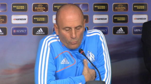 OM - Baup : ''Des r�actions ind�centes''