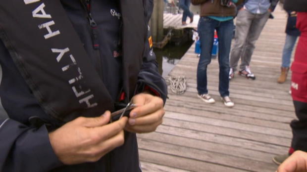 Vettel takes to the water