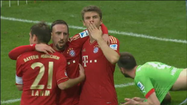 Bundesliga - 25ème journée, Le Bayern souffre mais gagne
