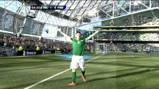 Qualif CDM 2014 - Le tripl� de Robbie Keane