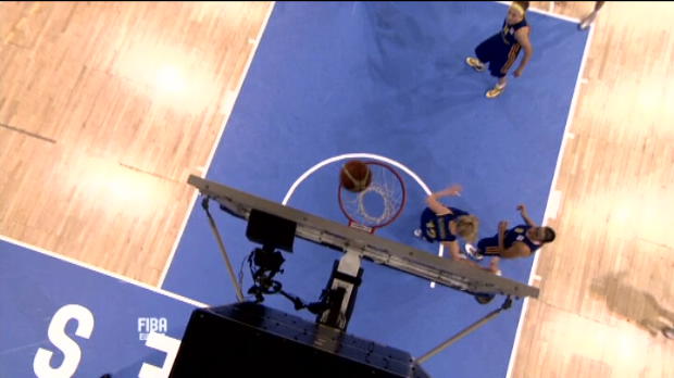 Video - Euro F�minin de Basket : Alyoshkina marque contre son camp