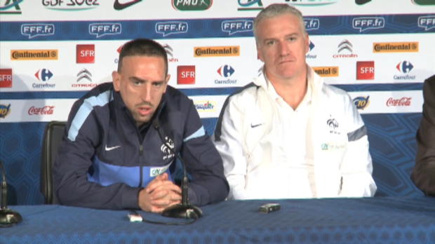 Bleus - Ribéry - 'Moins crispé, moins stressé'