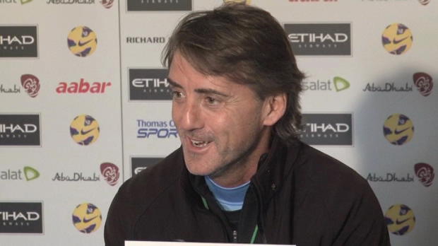 P.League - Man City, Mancini pas inquiet pour son avenir