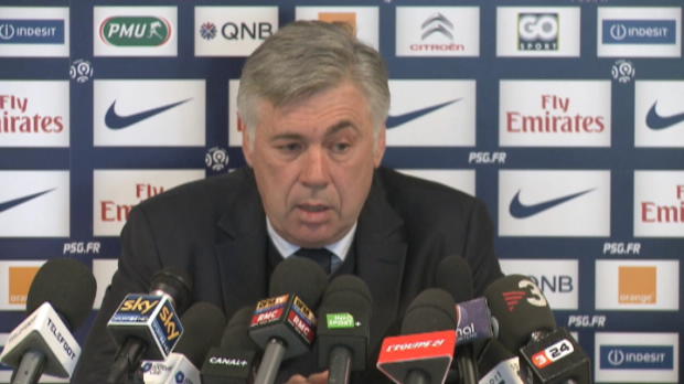 PSG - Ancelotti : 'Ibra n'a pas de probl�me'