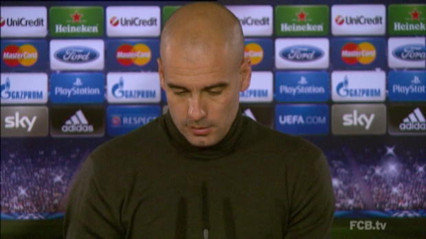 Foot : LDC - Groupe D : Guardiola : "Il faut finir le job"