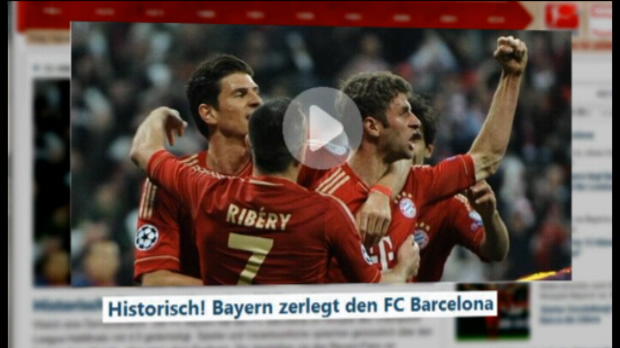 LDC - Demi-finale, La presse internationale salue le Bayern