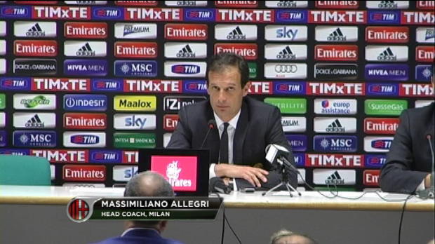 Serie A - Milan AC, Allegri conserve le soutien des supporters