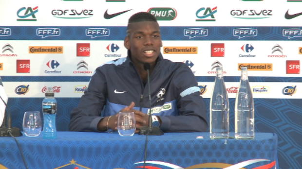 Bleus - Pogba - 'Une fierté d'être ici'