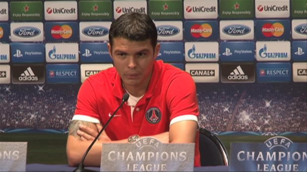 LDC - PSG, Thiago Silva : 'Plus concentr� qu'en Ligue 1'