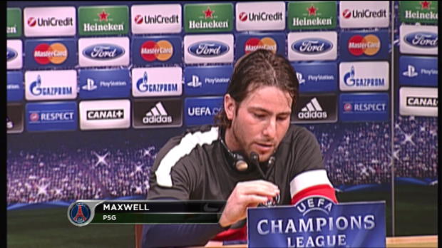 LDC - Quarts de finale, Maxwell et le 'plan' du PSG