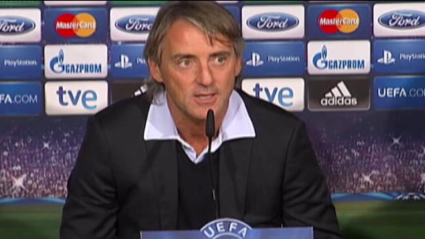LDC - Groupe D : Mancini parle de T�vez et Ronaldo