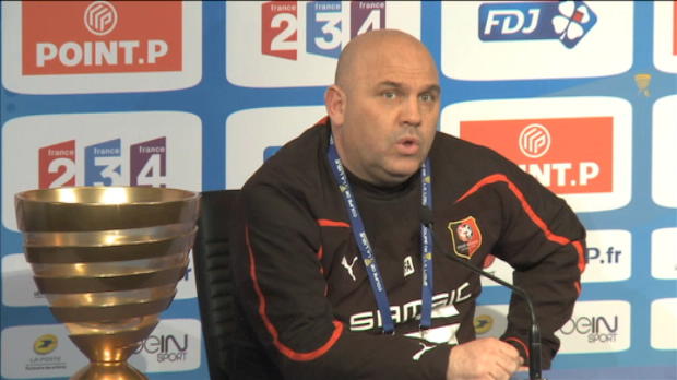 Finale CDL - Rennes, Antonetti : 'Du tr�s bon travail sur Aubameyang'