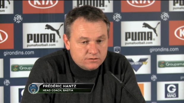 Bastia - Hantz : 'Pas assez dangereux'