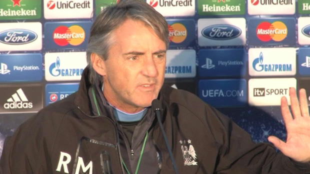 Man City - Mancini passablement énervé