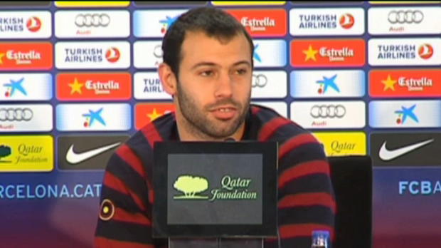 Coupe du roi - Mascherano : 'Tout reste ouvert'