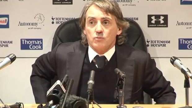 P.League - Man City, Mancini : 'Le comportement de United est meilleur'